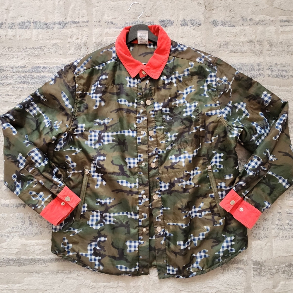Billionaire Boys Club Camo Plaid Corduroy Button Down